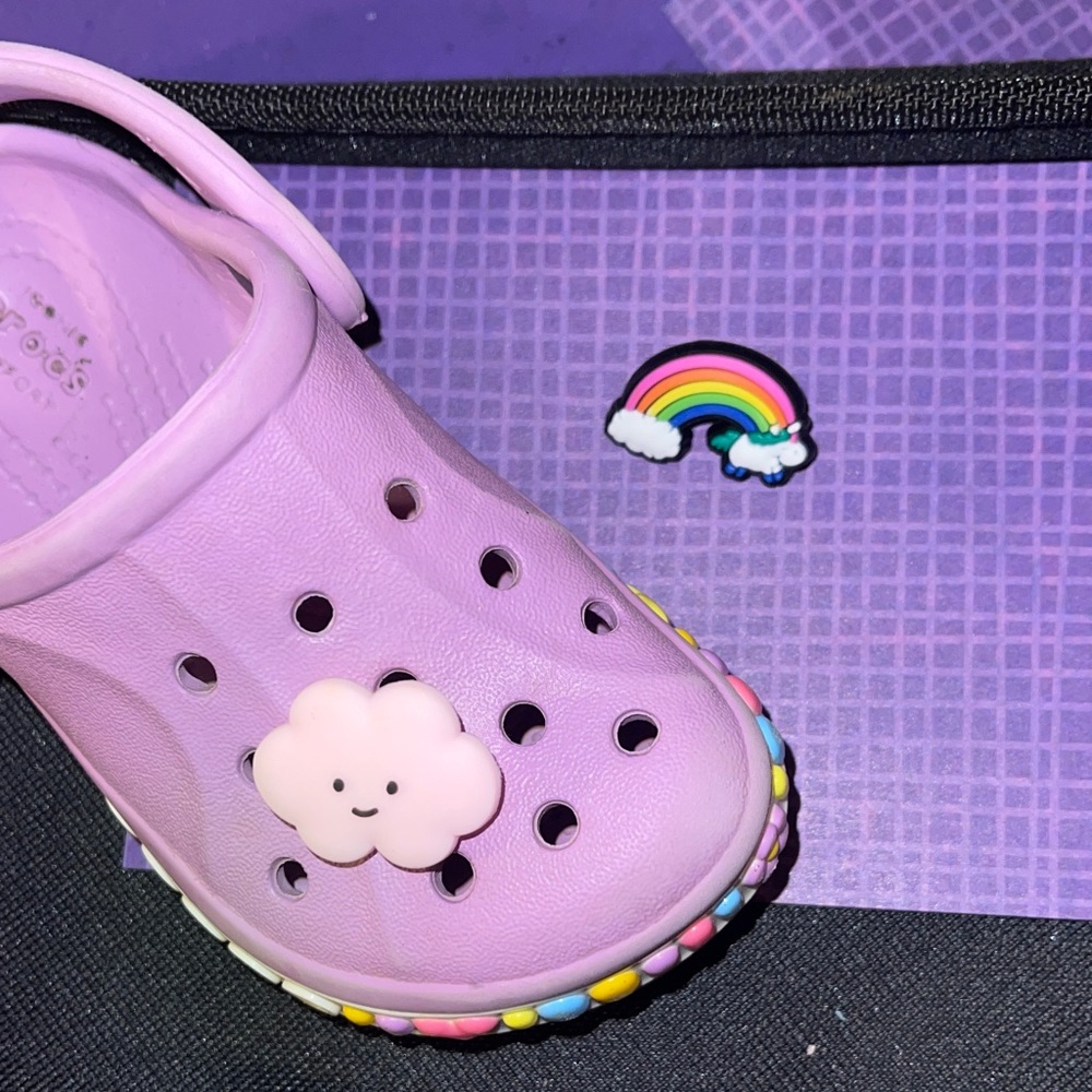 JIBBITZ. 2 Girly Croc Charms. Croc not included.